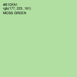 #B1DFA1 - Moss Green Color Image