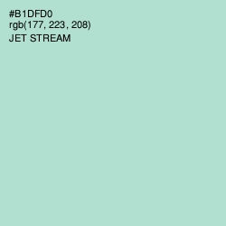 #B1DFD0 - Jet Stream Color Image