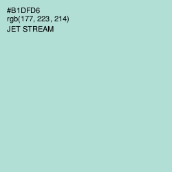 #B1DFD6 - Jet Stream Color Image