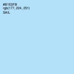 #B1E0FB - Sail Color Image