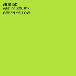 #B1E13D - Green Yellow Color Image