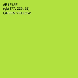 #B1E13E - Green Yellow Color Image