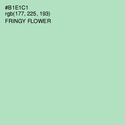 #B1E1C1 - Fringy Flower Color Image