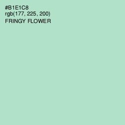 #B1E1C8 - Fringy Flower Color Image