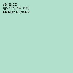 #B1E1CD - Fringy Flower Color Image