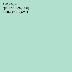 #B1E1CE - Fringy Flower Color Image