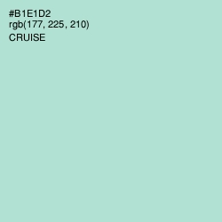#B1E1D2 - Cruise Color Image