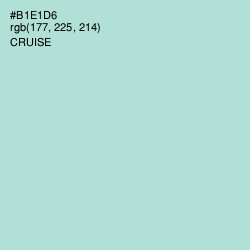 #B1E1D6 - Cruise Color Image