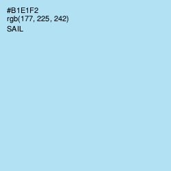 #B1E1F2 - Sail Color Image