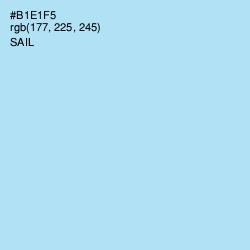 #B1E1F5 - Sail Color Image