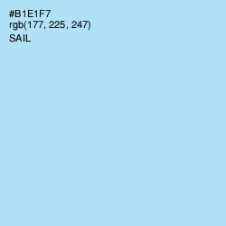 #B1E1F7 - Sail Color Image