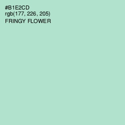 #B1E2CD - Fringy Flower Color Image