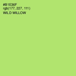 #B1E36F - Wild Willow Color Image