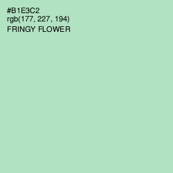 #B1E3C2 - Fringy Flower Color Image