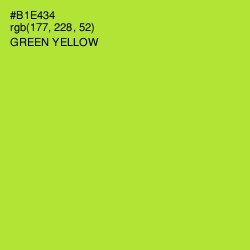 #B1E434 - Green Yellow Color Image