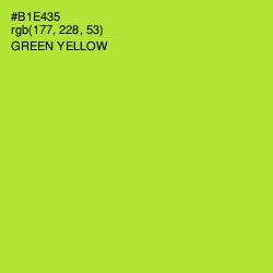 #B1E435 - Green Yellow Color Image