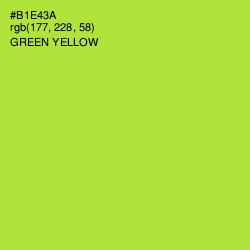 #B1E43A - Green Yellow Color Image