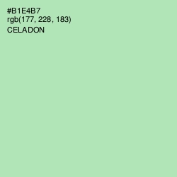 #B1E4B7 - Celadon Color Image