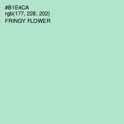 #B1E4CA - Fringy Flower Color Image