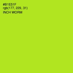 #B1E51F - Inch Worm Color Image