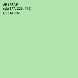 #B1E5AF - Celadon Color Image
