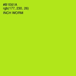 #B1E61A - Inch Worm Color Image