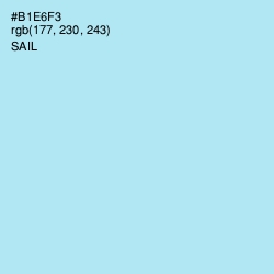 #B1E6F3 - Sail Color Image