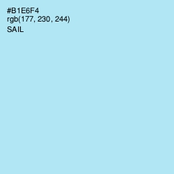 #B1E6F4 - Sail Color Image