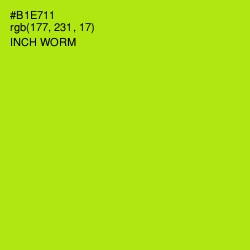 #B1E711 - Inch Worm Color Image