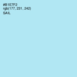 #B1E7F2 - Sail Color Image