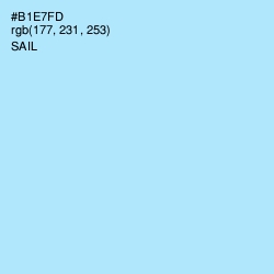 #B1E7FD - Sail Color Image