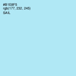 #B1E8F5 - Sail Color Image