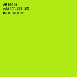 #B1E914 - Inch Worm Color Image