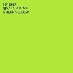 #B1E93A - Green Yellow Color Image
