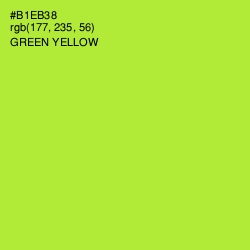 #B1EB38 - Green Yellow Color Image