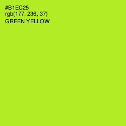 #B1EC25 - Green Yellow Color Image