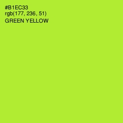 #B1EC33 - Green Yellow Color Image
