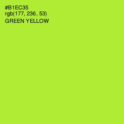 #B1EC35 - Green Yellow Color Image