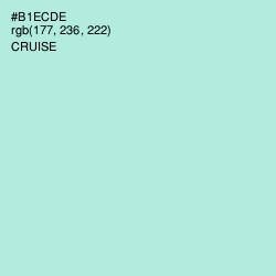 #B1ECDE - Cruise Color Image