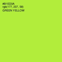 #B1ED3A - Green Yellow Color Image