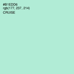 #B1EDD6 - Cruise Color Image