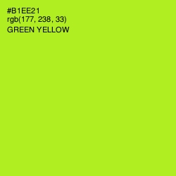 #B1EE21 - Green Yellow Color Image