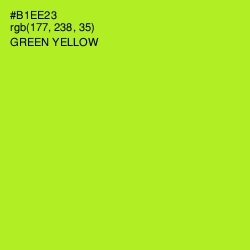 #B1EE23 - Green Yellow Color Image