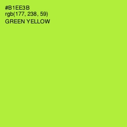 #B1EE3B - Green Yellow Color Image