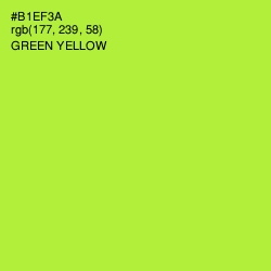 #B1EF3A - Green Yellow Color Image