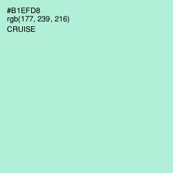 #B1EFD8 - Cruise Color Image