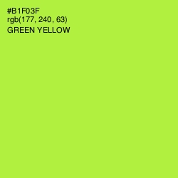 #B1F03F - Green Yellow Color Image