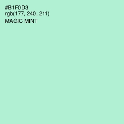 #B1F0D3 - Magic Mint Color Image