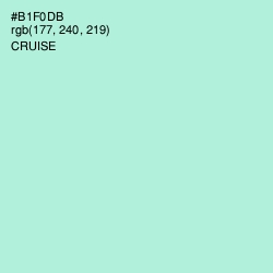 #B1F0DB - Cruise Color Image