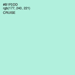 #B1F0DD - Cruise Color Image